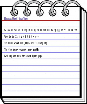 BlagovestOneC Regular animated font preview