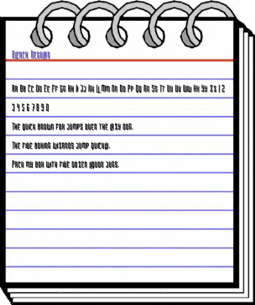 Bleach Regular animated font preview