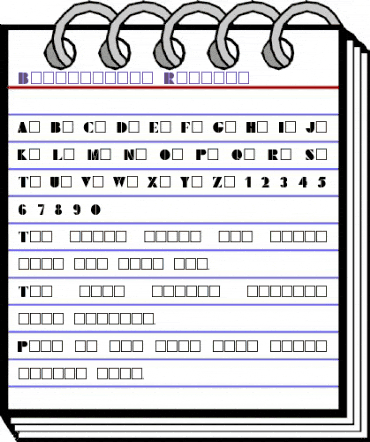 Blockbuster Regular animated font preview