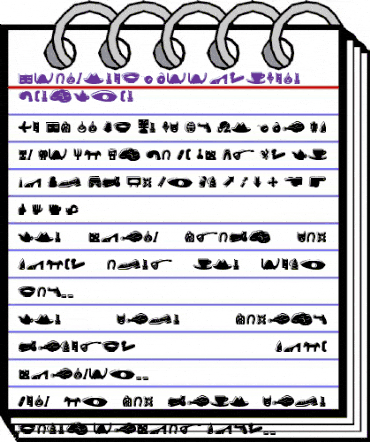 BlockheadIllustFace-Black Black animated font preview