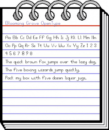 BloomingGrove Medium animated font preview BloomingGrove Medium animated font preview