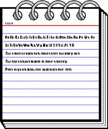 boba Regular animated font preview