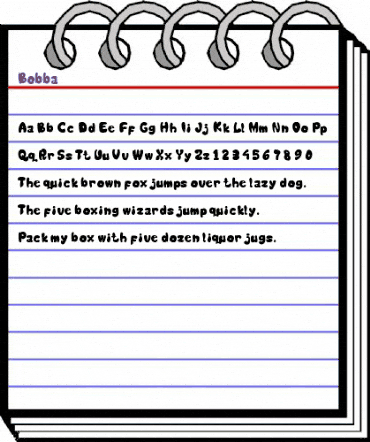 Bobba Regular animated font preview