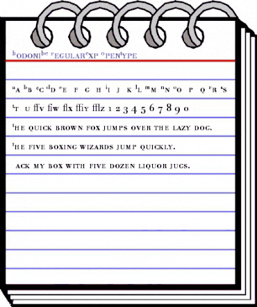 Bodoni BE Regular Expert animated font preview Bodoni BE Regular Expert animated font preview