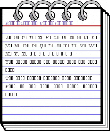 BodoniClassic FloralInitials animated font preview