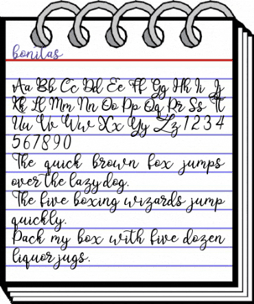 bonitas Regular animated font preview bonitas Regular animated font preview