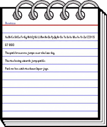 Bonnitta Regular animated font preview Bonnitta Regular animated font preview