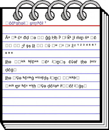 Bookshelf Symbol 1 Regular animated font preview