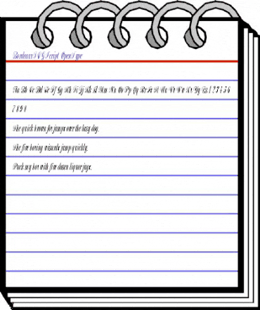 BordeauxICG Script animated font preview BordeauxICG Script animated font preview