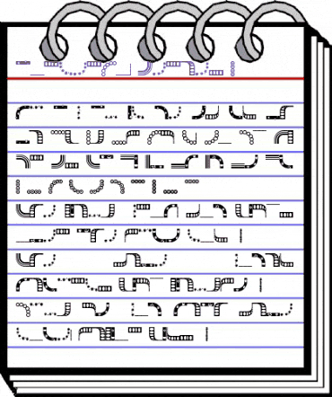 BorderMon Series 1 animated font preview