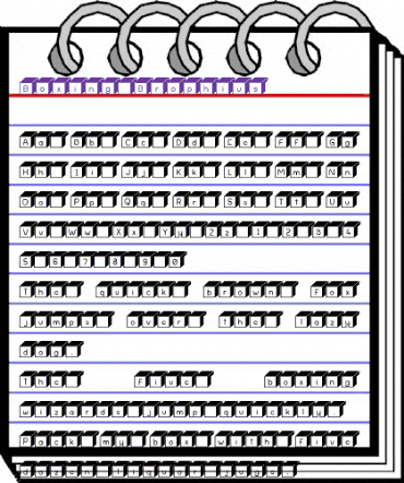 Boxing Brophius Regular animated font preview Boxing Brophius Regular animated font preview