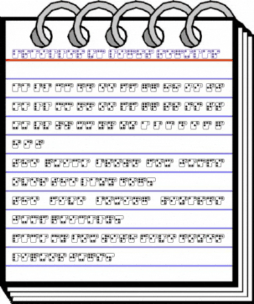 Brailler V3 Light Regular animated font preview
