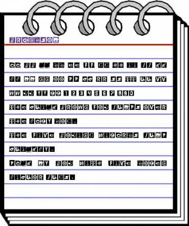 Brandsom Regular animated font preview