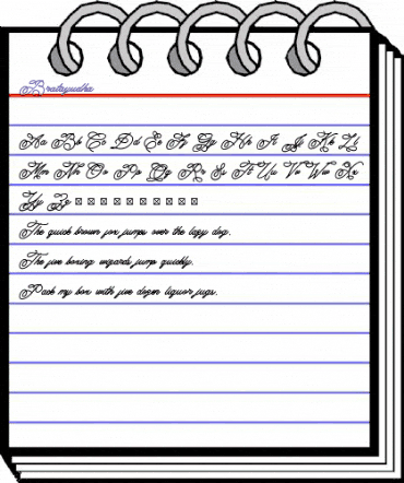 Bratayudha Regular animated font preview