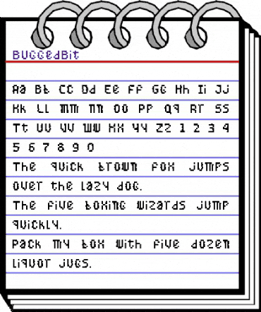 BuggedBit Medium animated font preview BuggedBit Medium animated font preview