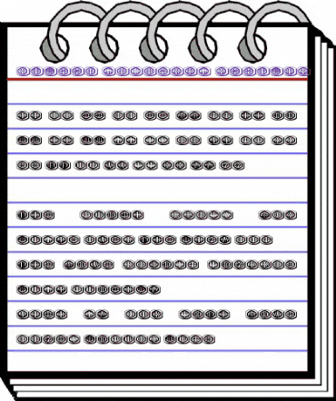 Bulged Monogram Regular animated font preview