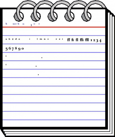 Bulmer MT Bold Expert animated font preview