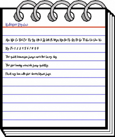 Butterfree Regular animated font preview Butterfree Regular animated font preview