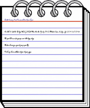 Butter Swany Free Personal Use Regular animated font preview Butter Swany Free Personal Use Regular animated font preview