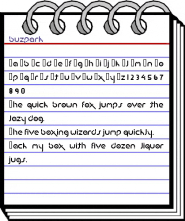 buzpark tr Turkish Regular animated font preview