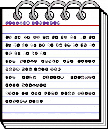 Buzzcog Regular animated font preview