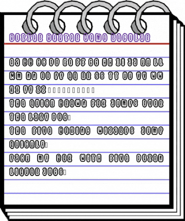 Buzzer Beater Demo Regular animated font preview