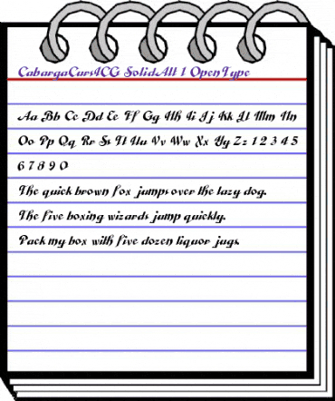 CabargaCursICG SolidAlt animated font preview CabargaCursICG SolidAlt animated font preview