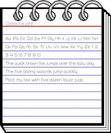 CabourgLight Regular animated font preview CabourgLight Regular animated font preview