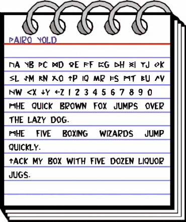 Cairo Bold animated font preview