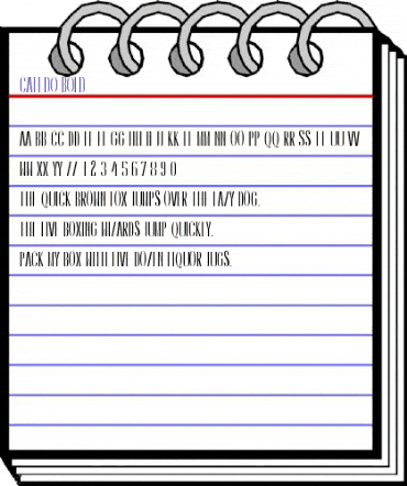 Caledo Bold animated font preview Caledo Bold animated font preview