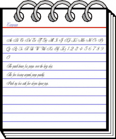 Campaign Regular animated font preview Campaign Regular animated font preview