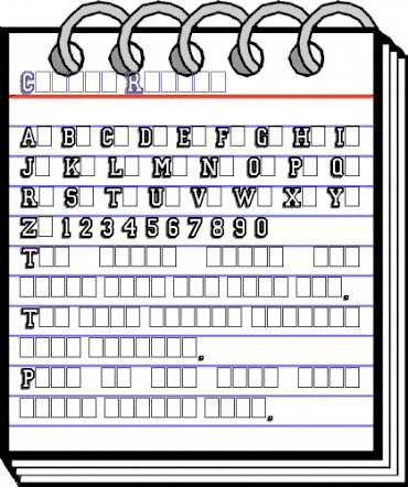 Campus Relief Regular animated font preview