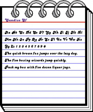 Candice Ef Regular animated font preview Candice Ef Regular animated font preview