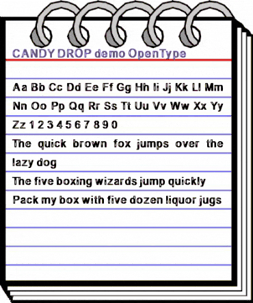 CANDY DROP demo Regular animated font preview CANDY DROP demo Regular animated font preview