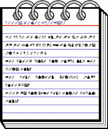 Candy icons Regular animated font preview