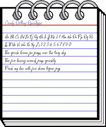 CandyQelling Regular animated font preview CandyQelling Regular animated font preview