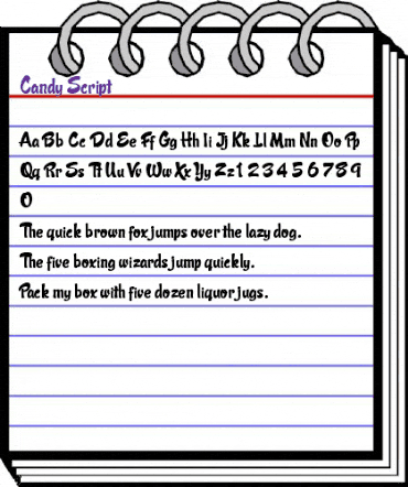 Candy Script Regular animated font preview Candy Script Regular animated font preview