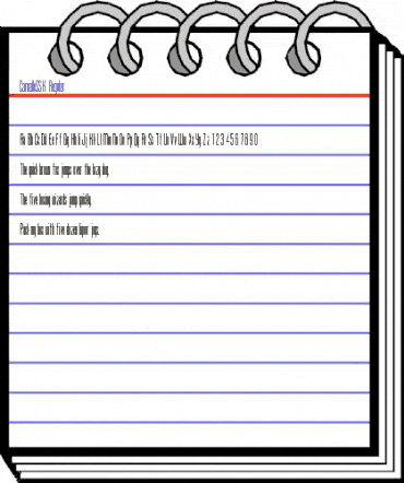 CanialleSSK Regular animated font preview CanialleSSK Regular animated font preview