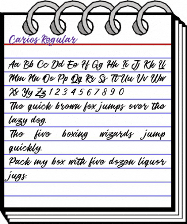 Carios Regular animated font preview Carios Regular animated font preview
