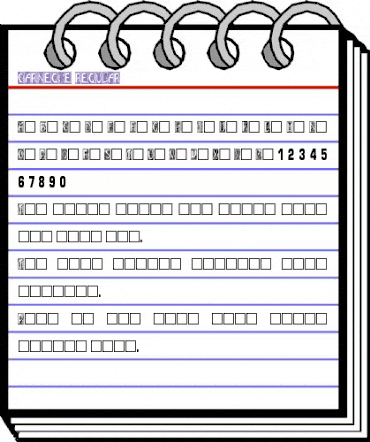 Carnegie Regular animated font preview Carnegie Regular animated font preview