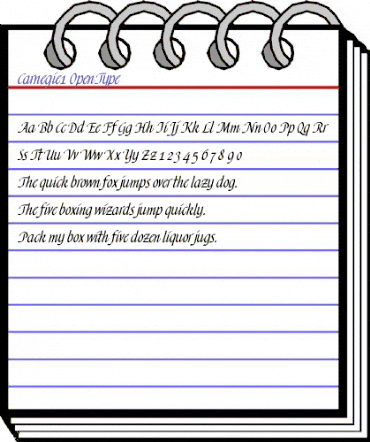 Carnegie1 Regular animated font preview Carnegie1 Regular animated font preview