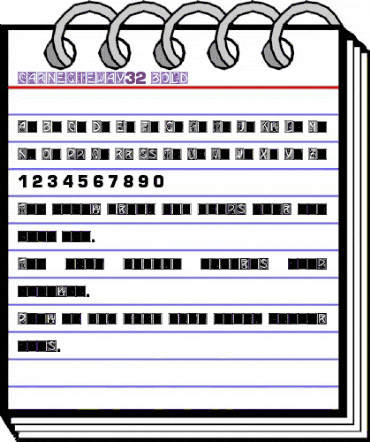 CarnegieWay32 Bold animated font preview CarnegieWay32 Bold animated font preview