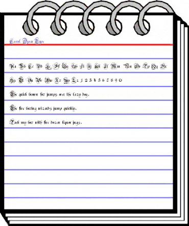 Carol Regular animated font preview