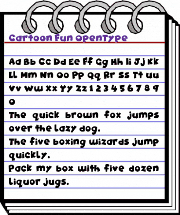 Cartoon Fun Regular animated font preview Cartoon Fun Regular animated font preview