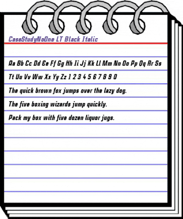 CaseStudyNoOne LT Black Italic animated font preview CaseStudyNoOne LT Black Italic animated font preview