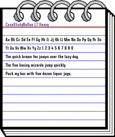CaseStudyNoOne LT Heavy animated font preview CaseStudyNoOne LT Heavy animated font preview