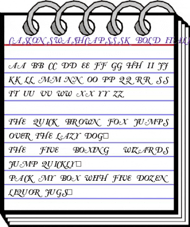 CaslonSwashCapsSSK Bold Italic animated font preview CaslonSwashCapsSSK Bold Italic animated font preview