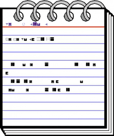 Cathy's Art Deco Dings Regular animated font preview