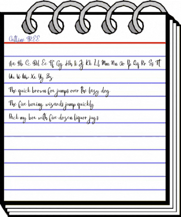 Catline FREE Regular animated font preview