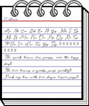 Catlove Regular animated font preview Catlove Regular animated font preview